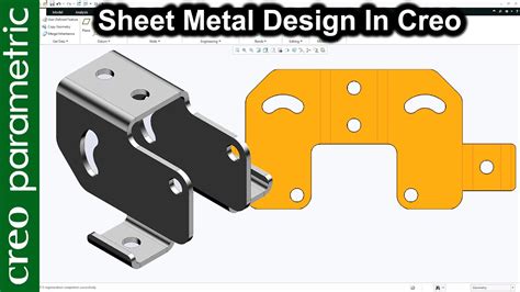 creo sheet metal exercises pdf|sheet metal in creo parametric.